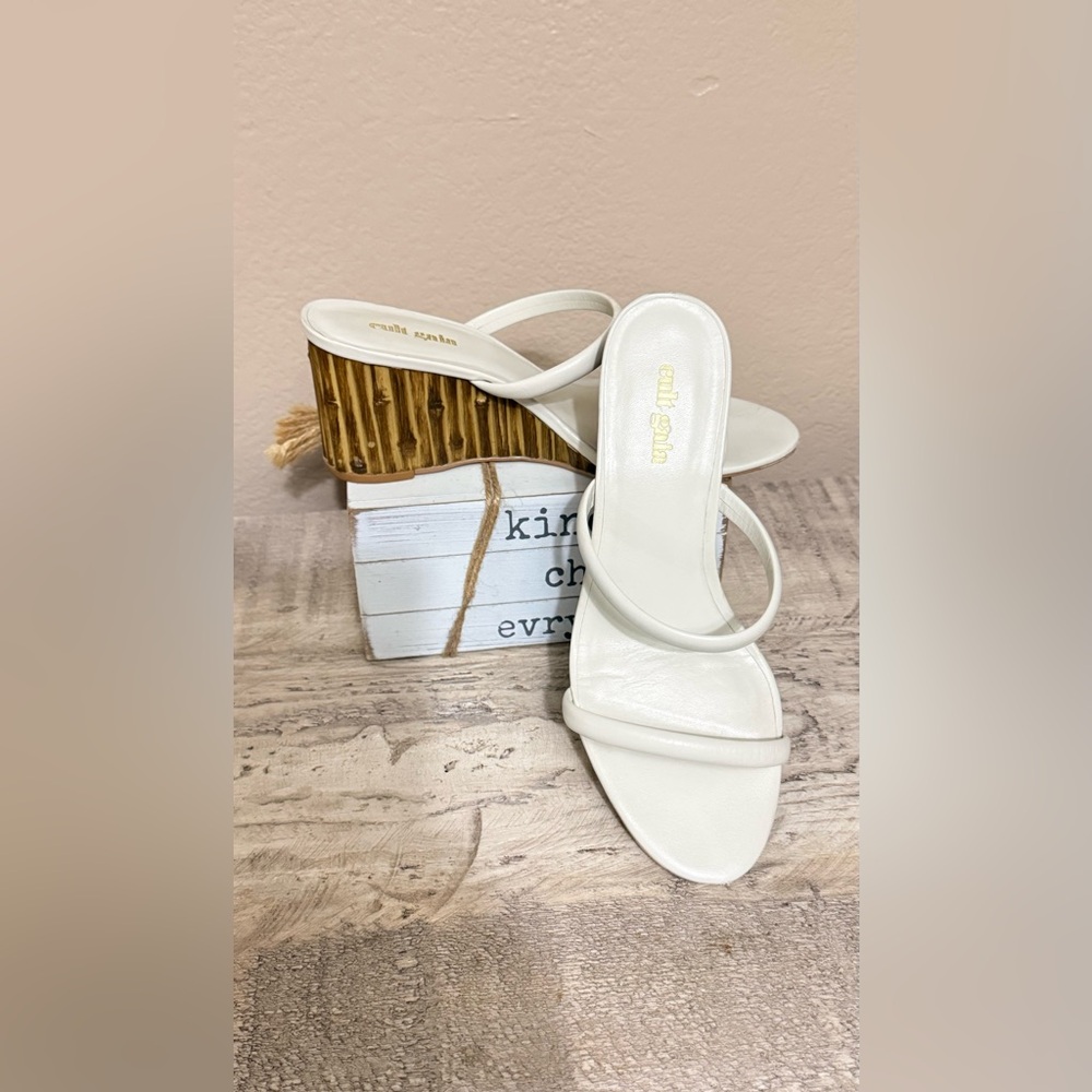 Cult Gaia White Women's Mules